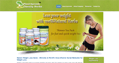 Desktop Screenshot of obesityherbs.com